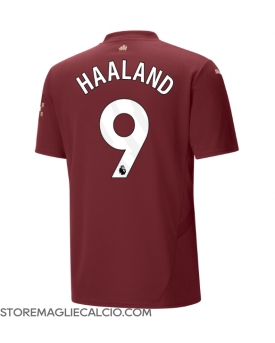 Manchester City Erling Haaland #9 Maglia Gara Terza Repliche 2024-25